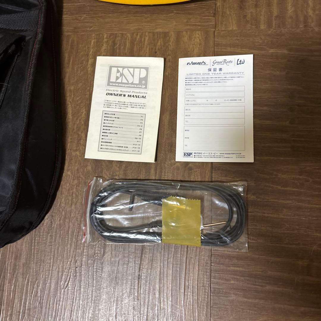 Grass Roots イエロー エレキギター レスポールタイプ
