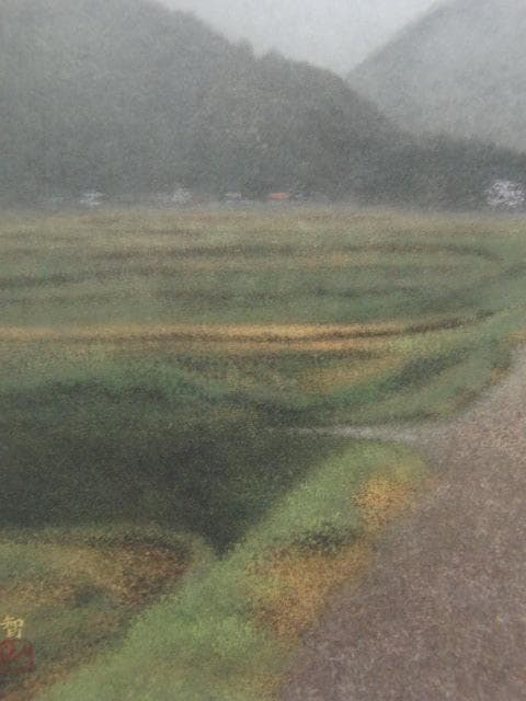 小泉智英、【春をゆく】、希少な額装用画集より、新品額装付、状態良好