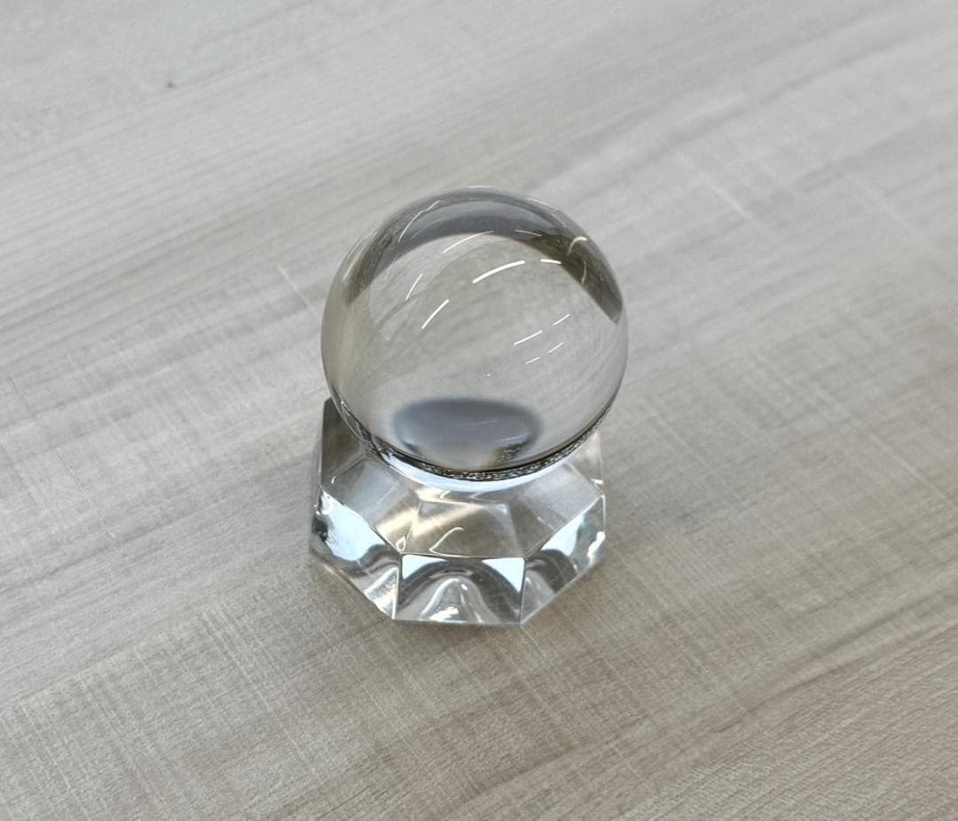 最高級　天然　無色透明　水晶玉 　５０mm