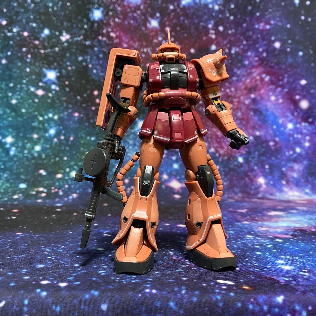 ガンプラ RG 1/144 シャア専用ザク 完成品3体セット