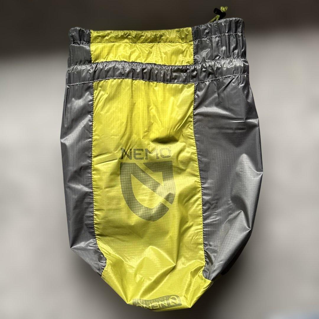 NEMO ATOM 2Pコンパクトテント グリーン　グランドシート付き