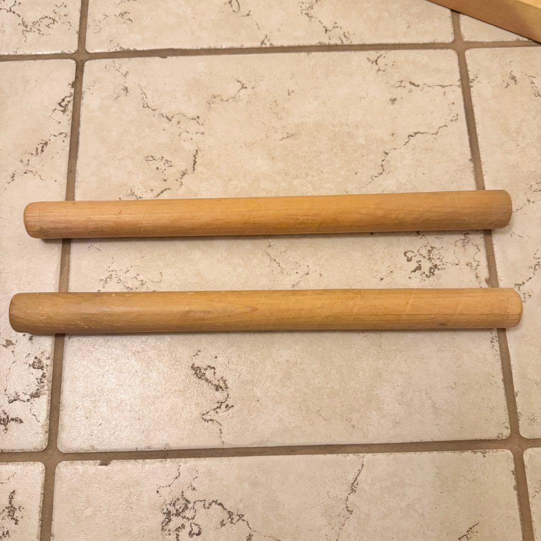 【美品】和太鼓 締太鼓 スタンド　バチ付 和楽器　伝統芸能