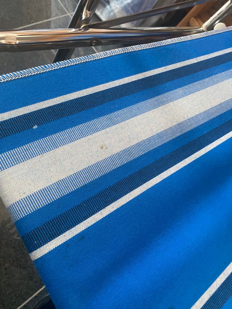 ZIPDEEチェアブルー二脚セット