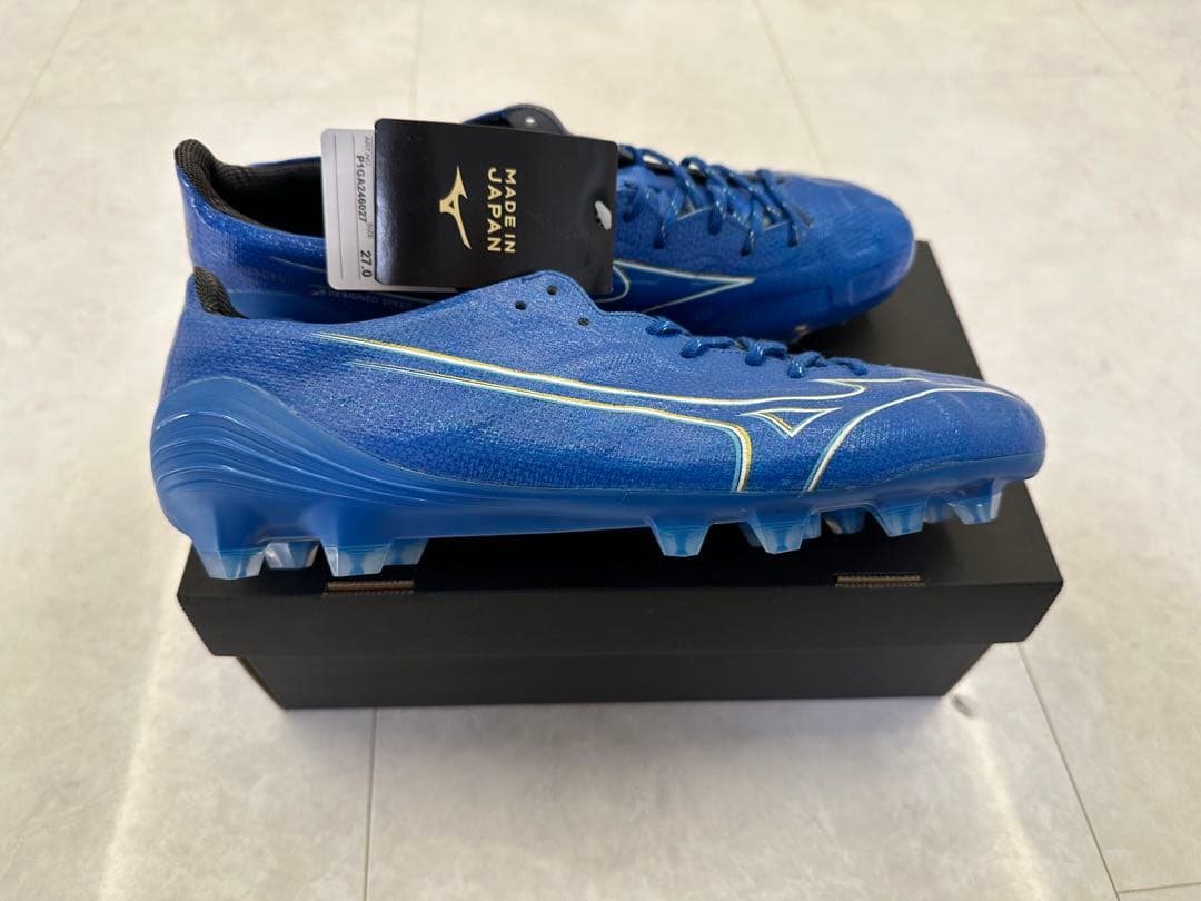 MIZUNO α JAPAN ミズノサッカーシューズ 27.0cm ブルー