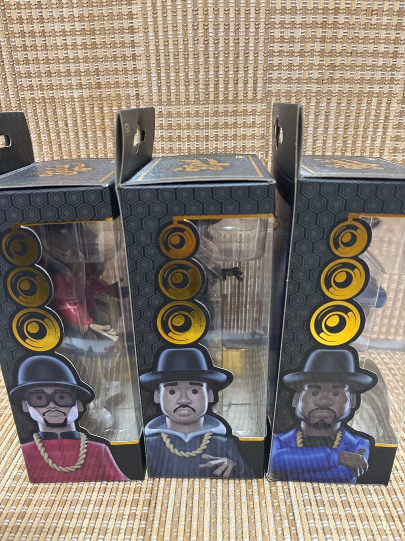 RUN DMC プレミアムビニールフィギュア3体セット
