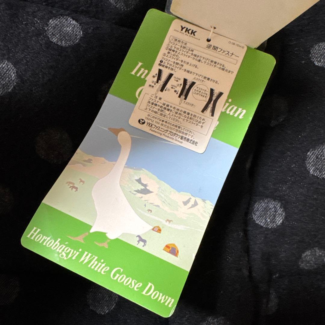 【極美品】パーリーゲイツ ダウンベスト グースダウン ドット柄 サイズ1 希少