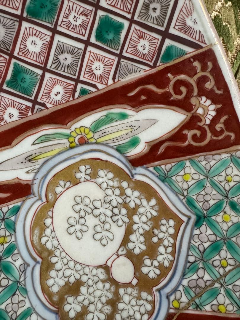 特大大皿！古伊万里　江戸時代　素敵な柄