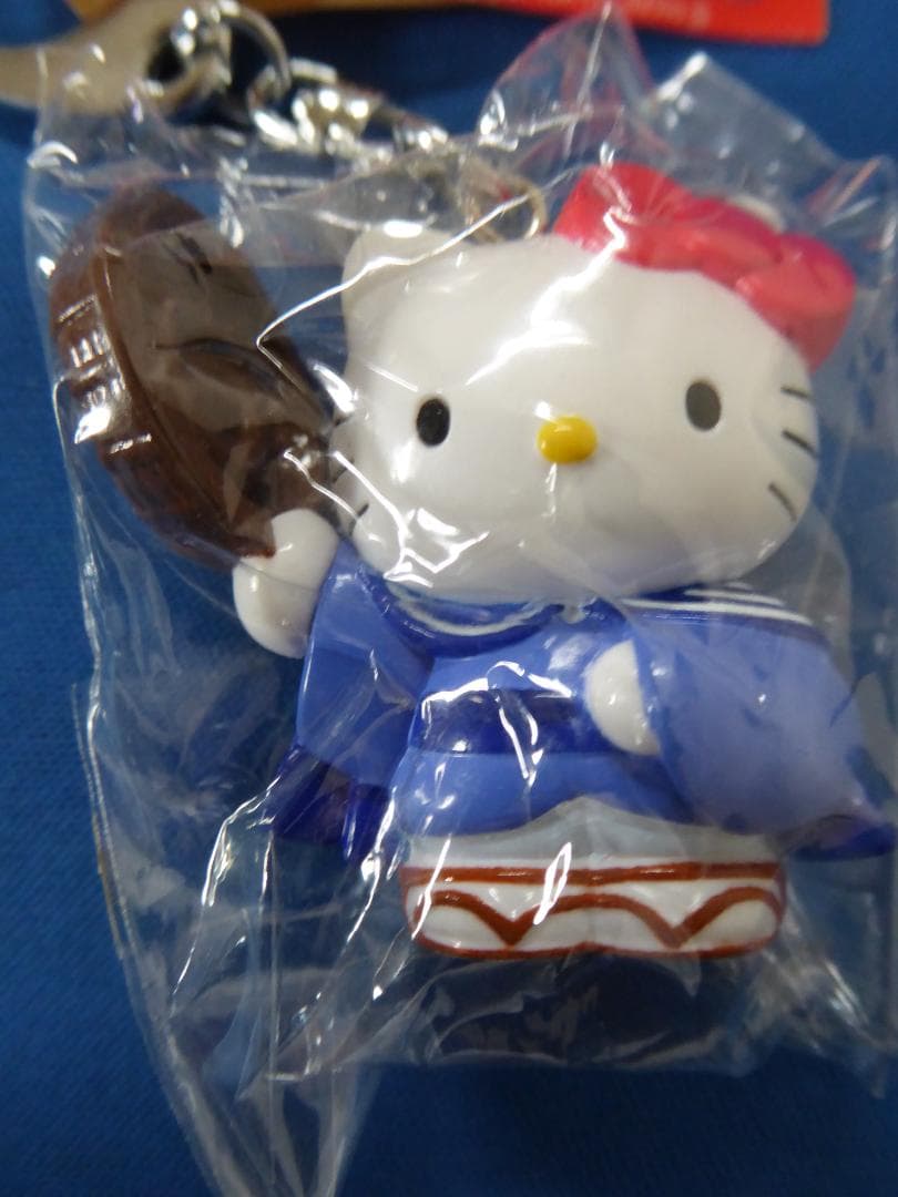 ハローキティ/上州限定/マスコット キーホルダー/群馬 国定忠治/サンリオ/新品