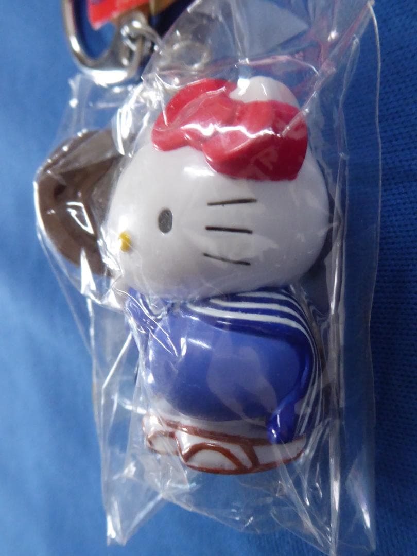 ハローキティ/上州限定/マスコット キーホルダー/群馬 国定忠治/サンリオ/新品