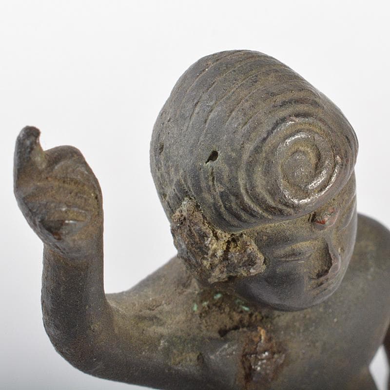 仏教美術　古銅　誕生仏　仏像　V　R6781