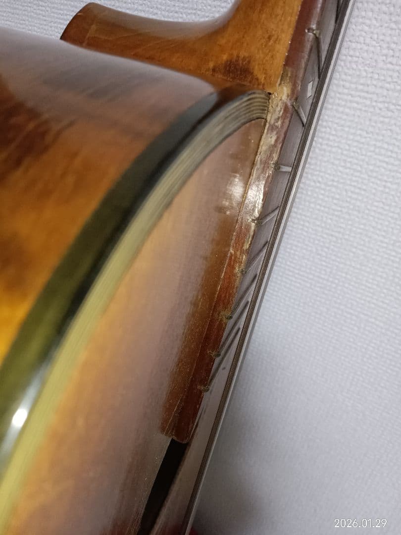 モンタノ　総単板！？ パーラーギター 6弦 　ジャンク　 要リペア　汚れそのまま