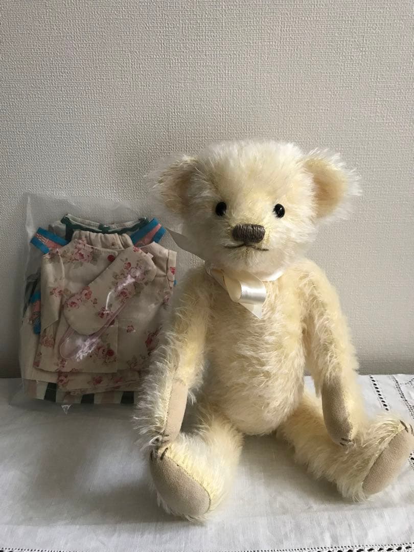 テディベア オフホワイトモヘア／作家様