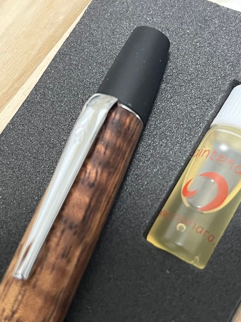 野原工芸 ハワイアンコアカーリー ボールペン　ロータリー SANZO シルバー