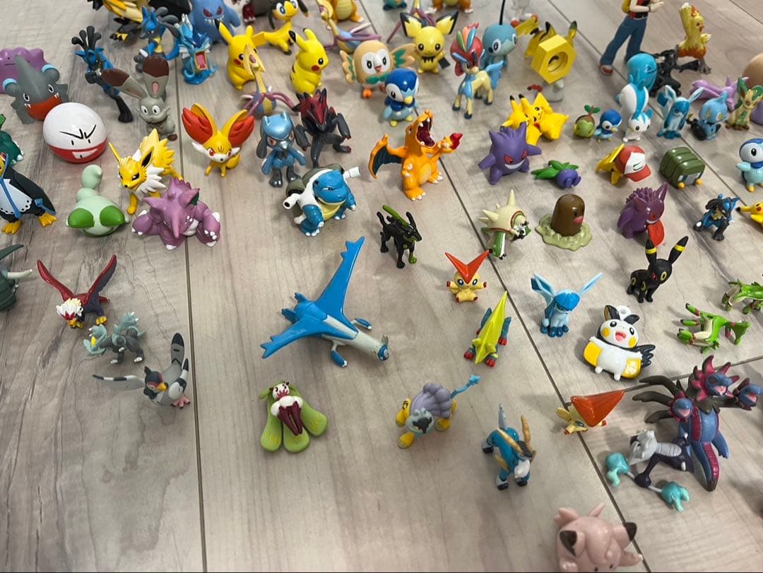 ポケモン　モンコレ スケールワールド　指人形クリア　フィギュア　ジャンク　レア