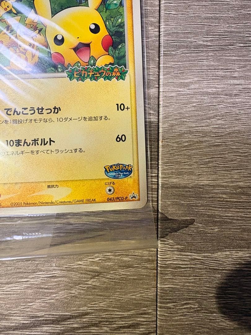 [未開封]ポケパークのピカチュウ PROMO プロモカード 043/PCG-P