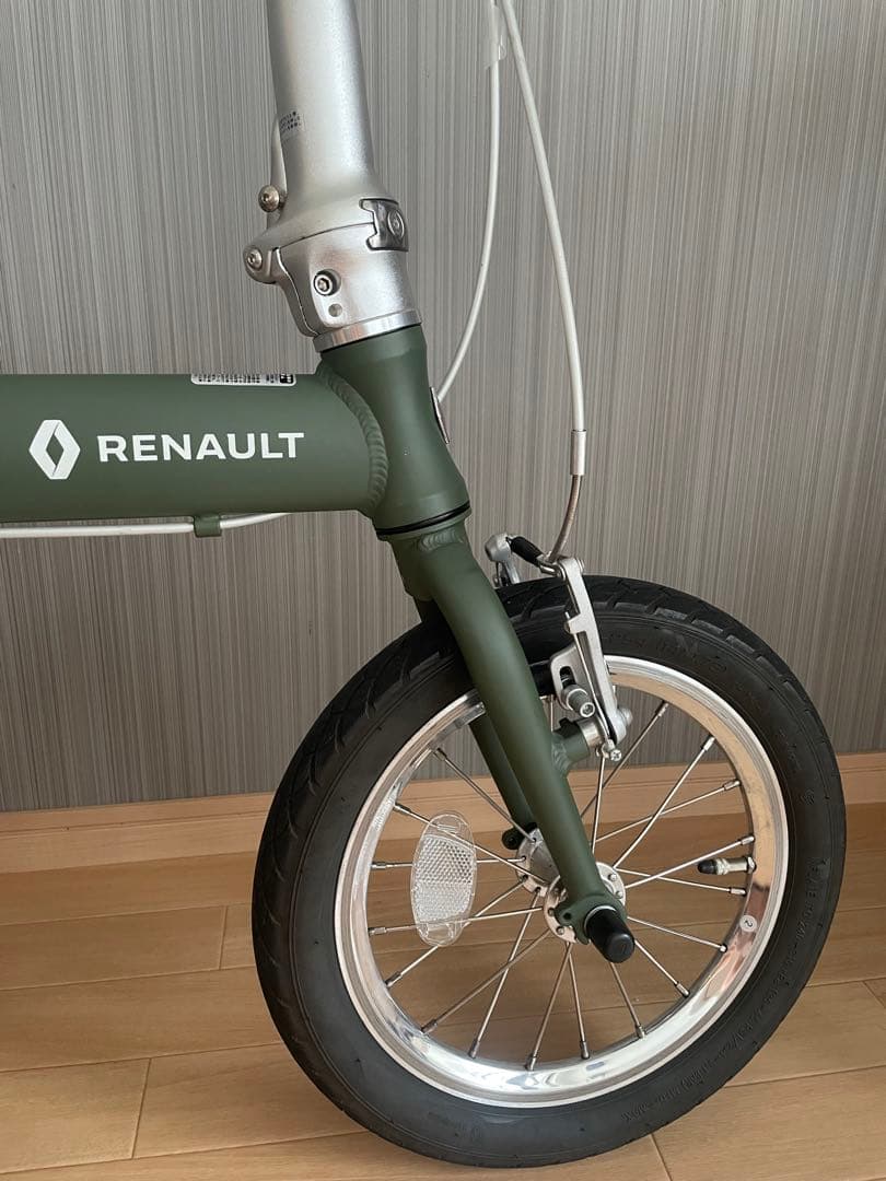 Renault 軽量折りたたみ自転車【送料込】（後輪スポーク折れあり）