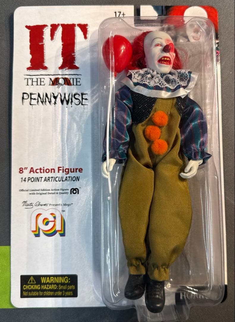 【正規品】Pennywise Mego 8-Inch Action Figure
