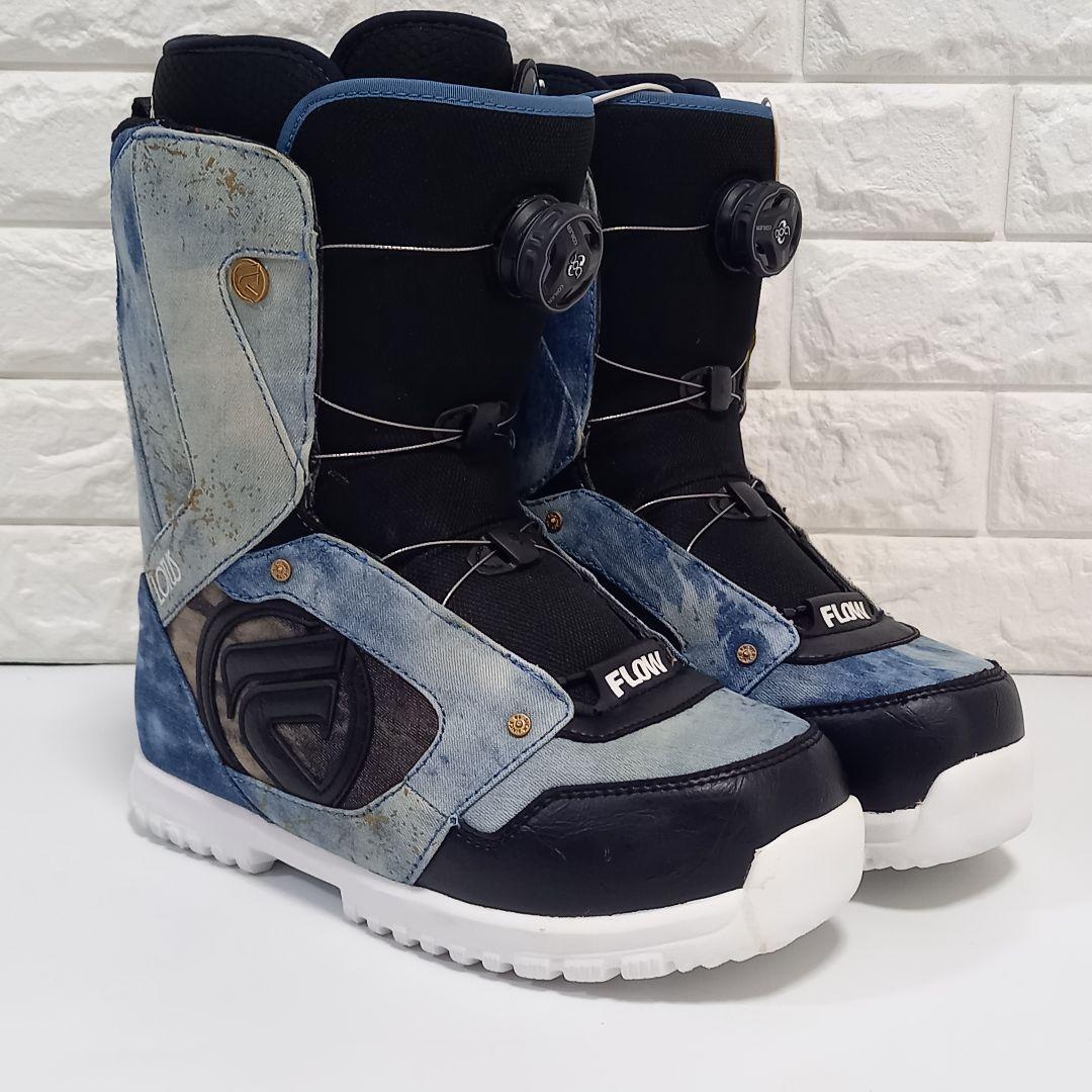 美品 FLOW レディース スノーボードブーツ LOTUS BOA 25.0cm