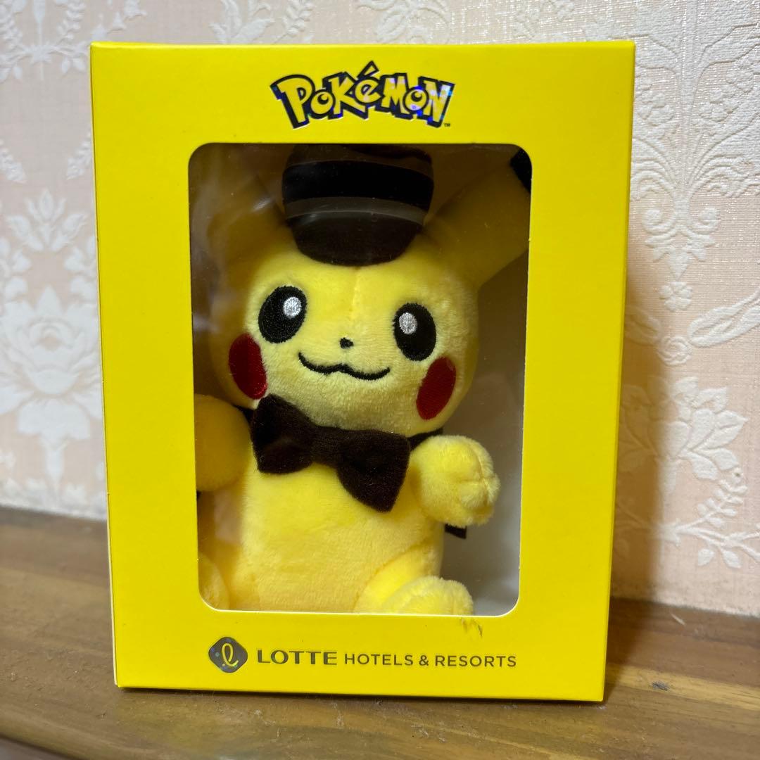 【新品】韓国ロッテホテル限定 ポケモンピカチュウ マスコットぬいぐるみ