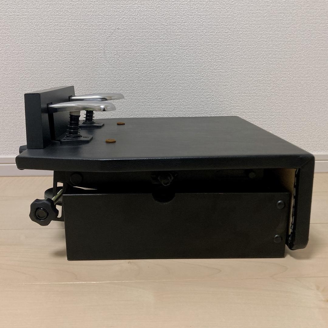 吉澤 PEACOCK ピアノ補助ペダル AX-T1 高さ調整 黒 ピーコック