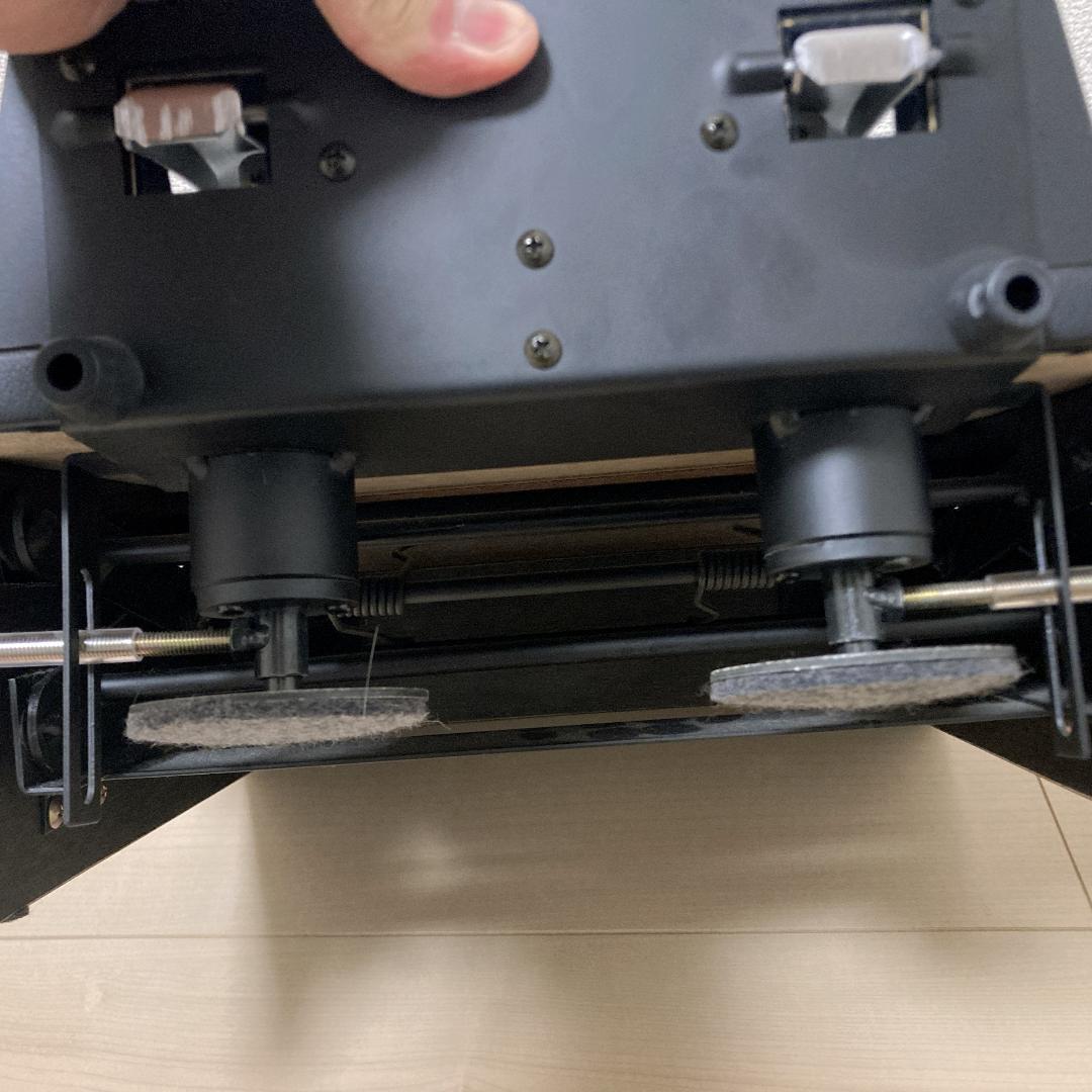 吉澤 PEACOCK ピアノ補助ペダル AX-T1 高さ調整 黒 ピーコック