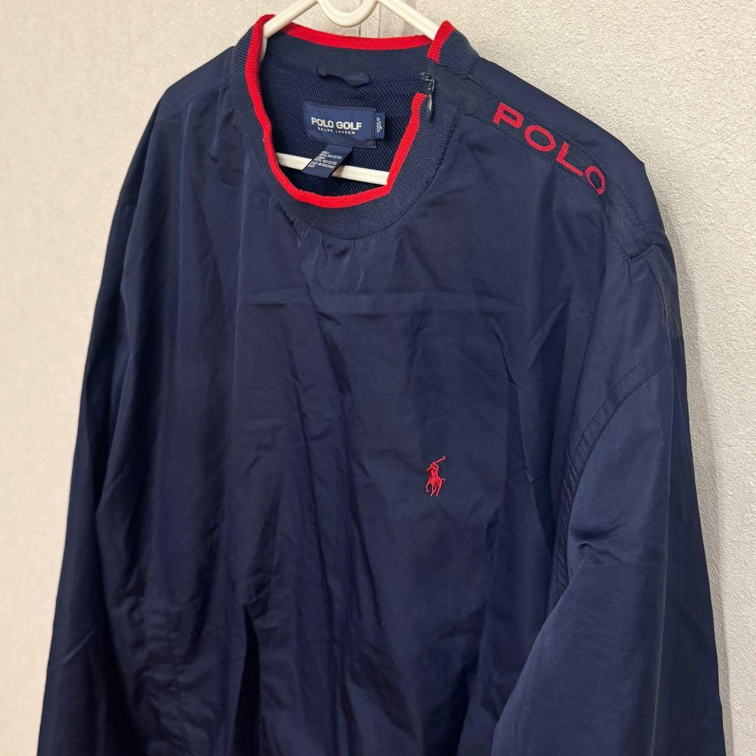 POLO GOLF ナイロンプルオーバージャケット L（ネイビー）ラルフローレン