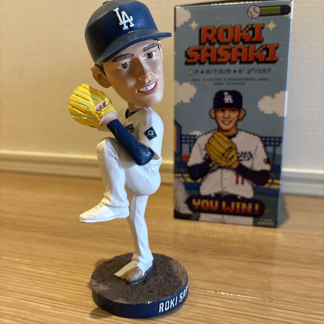 ★佐々木朗希★ボブルヘッド　ドジャース