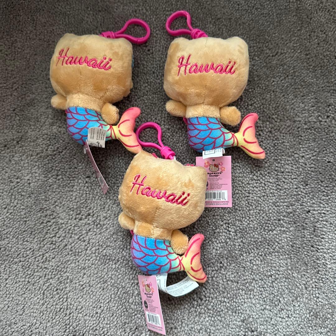 ハワイ限定 日焼けキティ 人魚 マーメイド2個　タグ付き