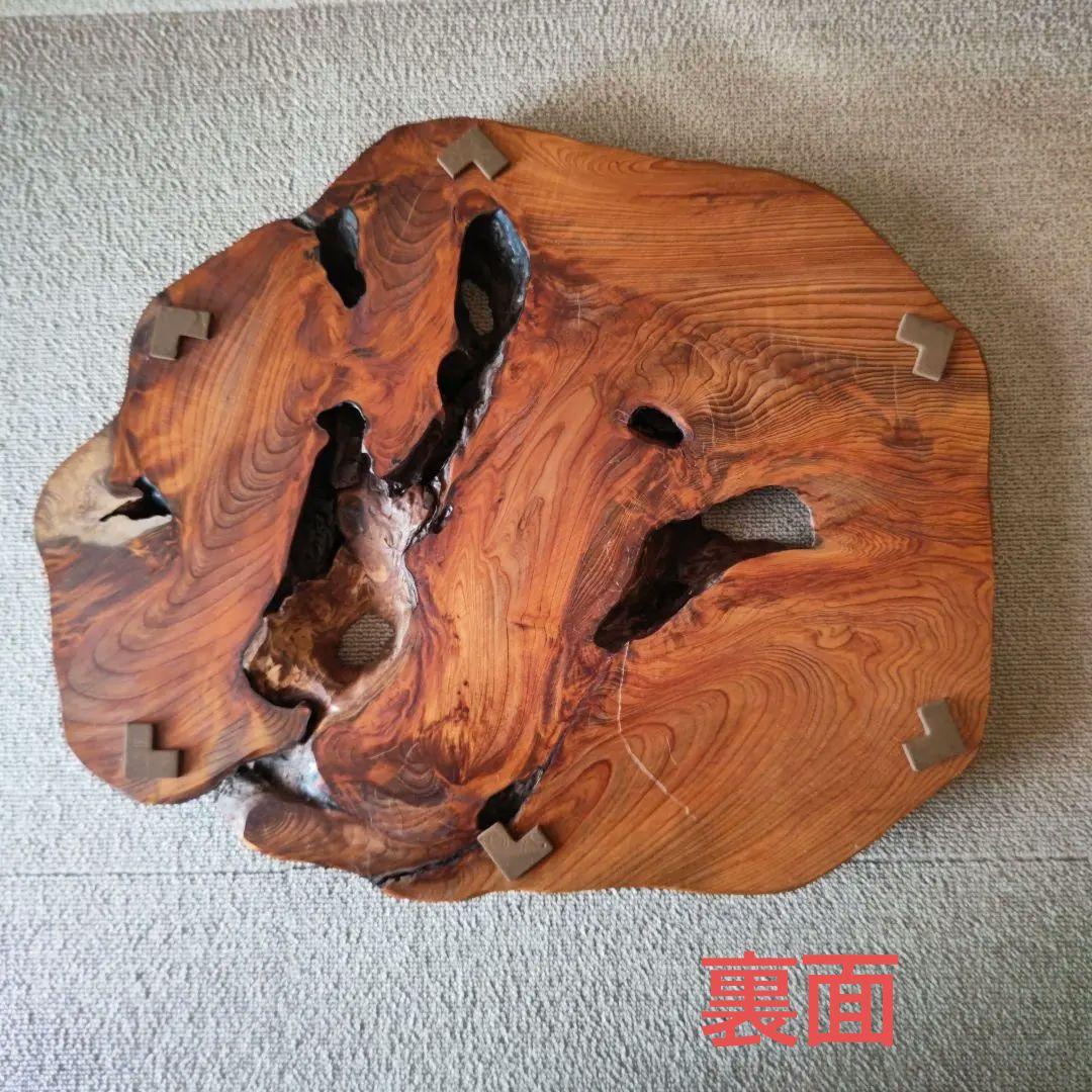 屋久杉　花台　台座　盆栽台　香炉台　飾り台　脚付