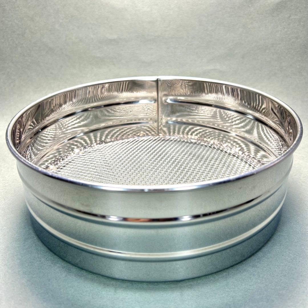 灰篩　3個セット　『六方式灰篩　細目　中目　荒目』　ステンレス製　茶道具　工芸品