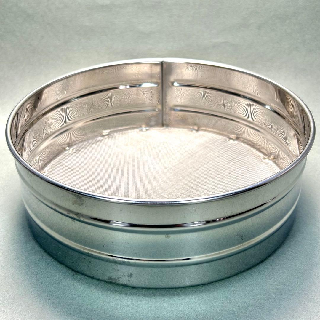 灰篩　3個セット　『六方式灰篩　細目　中目　荒目』　ステンレス製　茶道具　工芸品