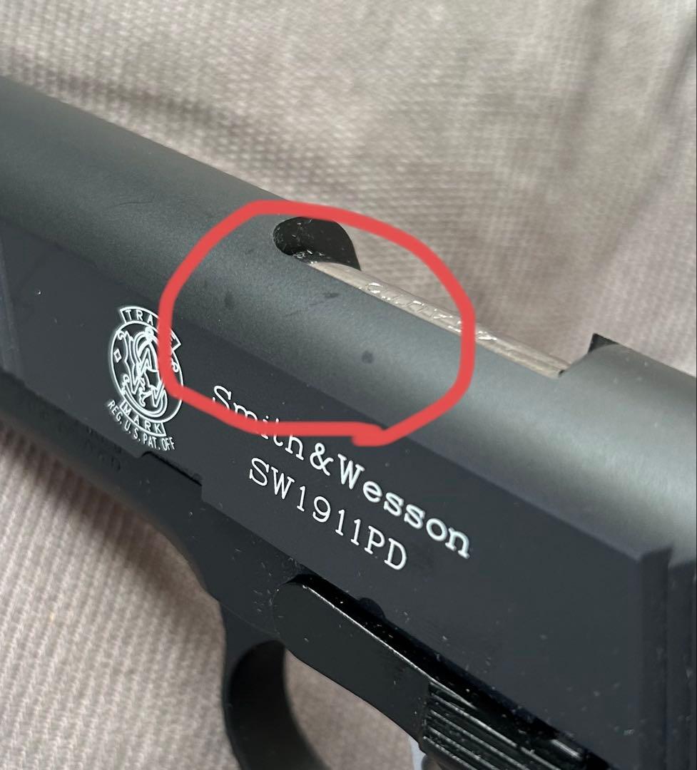 【WA】S&W SW1911PD 4•1/4【箱なし本体のみ】わずかにガス漏れ有