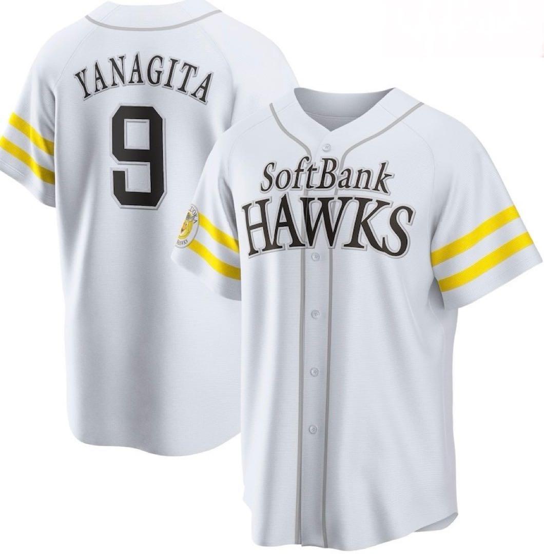 美品未着用　福岡ソフトバンクホークス 柳田悠岐 ユニフォームXL