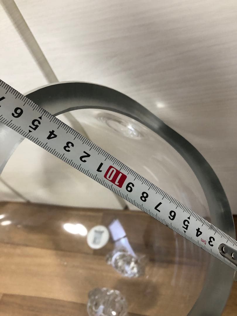 ガラス製 魚の形状 アート 約75cm