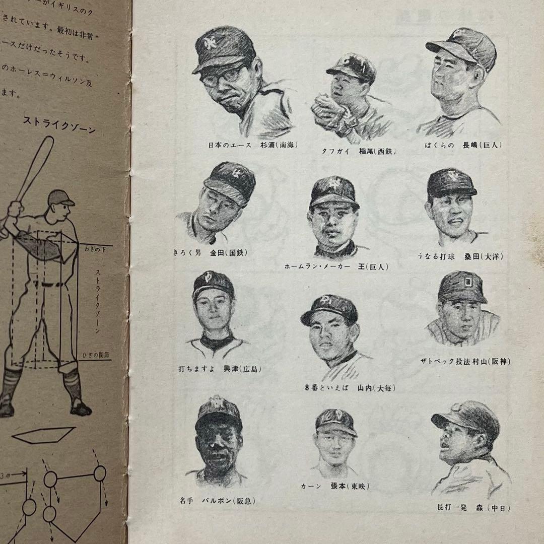 「タケダ」の野球手帳 大下弘監修　パンビタン