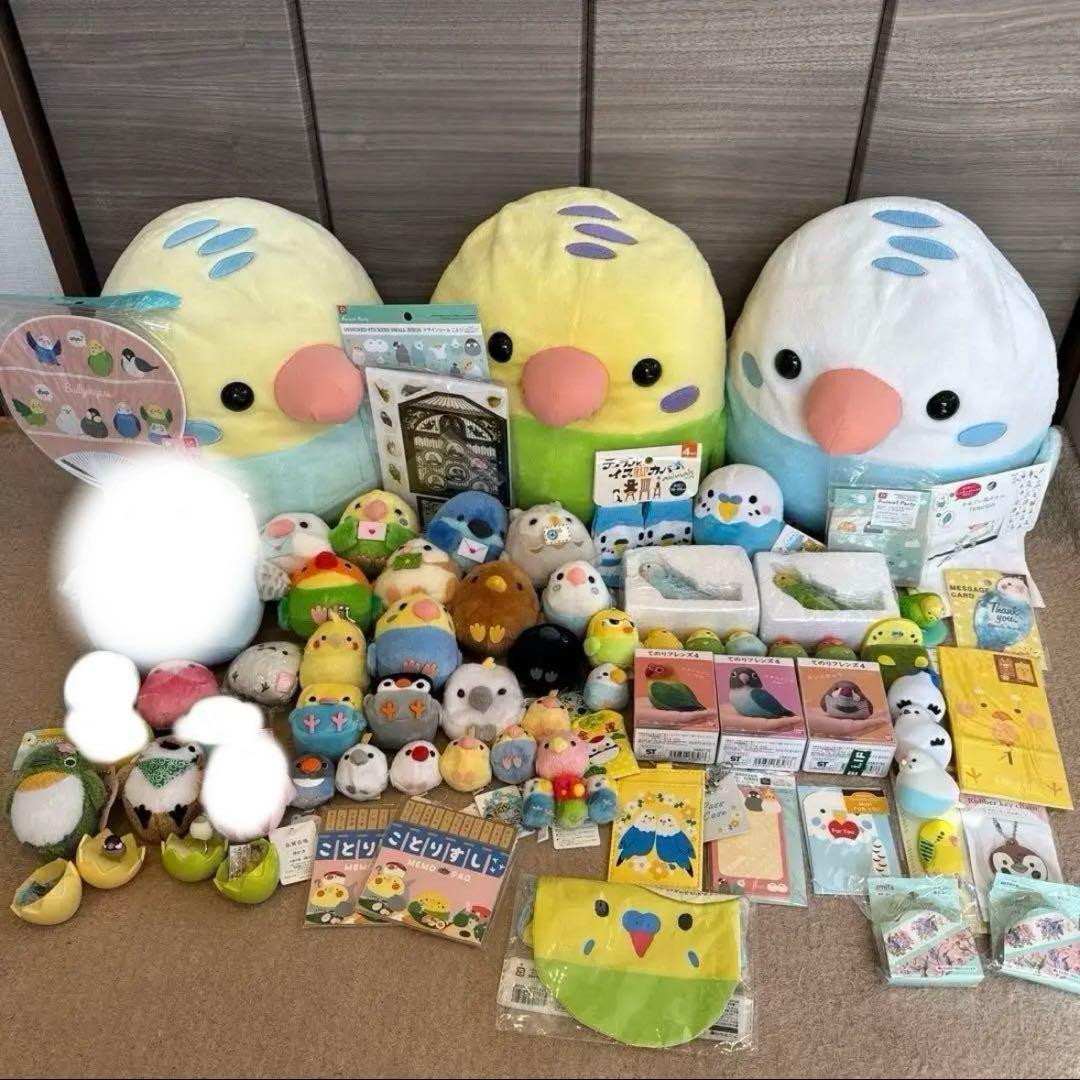 ことり隊　インコグッズ　セキセイインコ　70点　まとめ売り