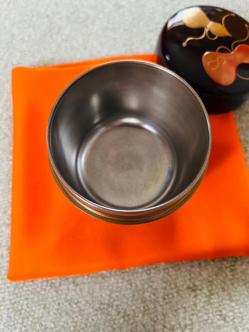 未使用品　六瓢　蒔絵　大棗　茶道　表千家