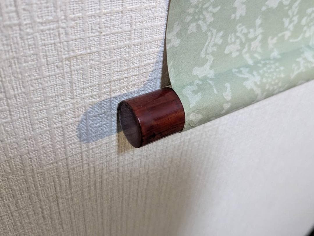 【真作】掛軸　高士図　鶴と仙人　品格漂う水墨人物画　気品ある筆致　T27