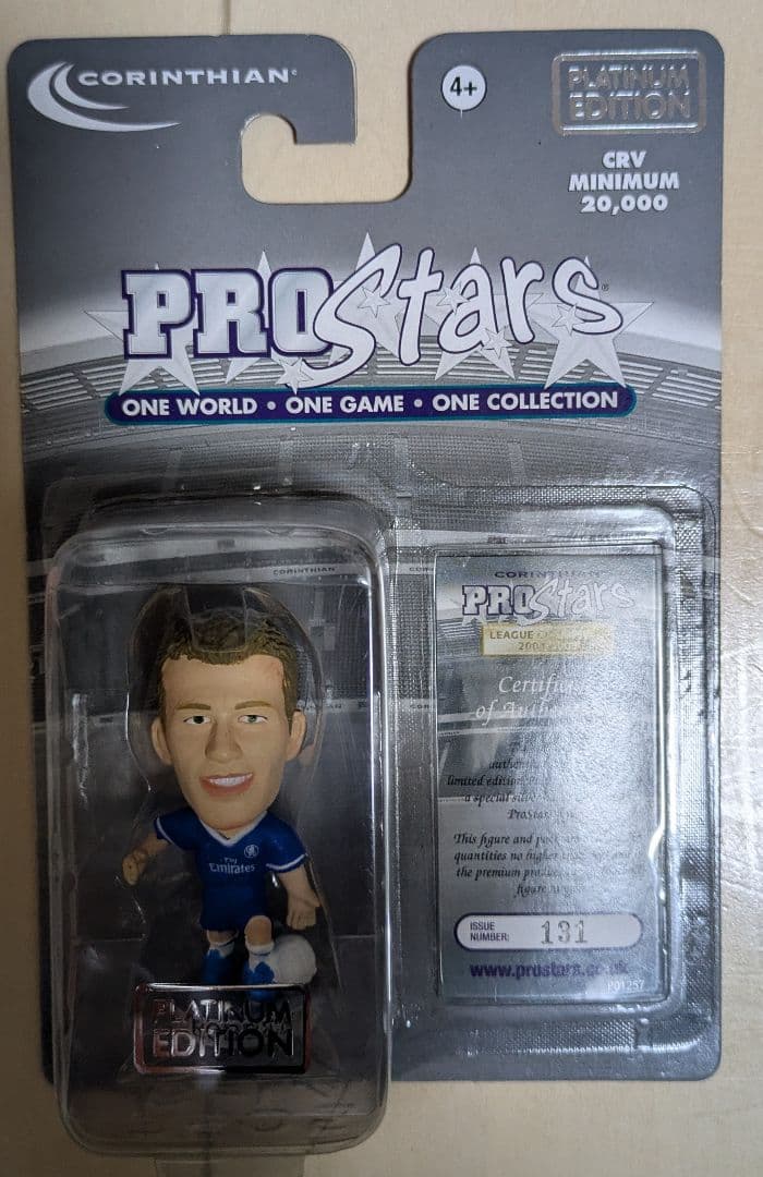 コリンシアン　prostars サッカーフィギュア　プラチナムフィギュア