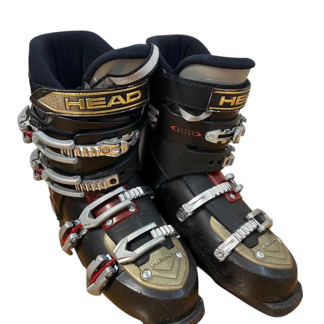 ⑨HEAD スキー ブーツ 4バックル ブラック 27cm