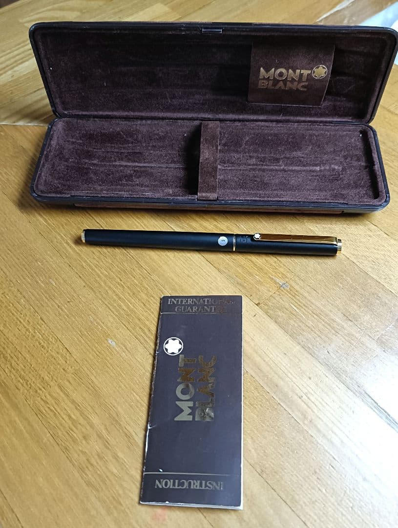 【極希少】モンブランスリムライン万年筆ボルドーボディー