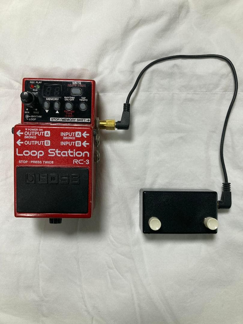 BOSS Loop Station RC-3と自作フットスイッチ（電池不要）
