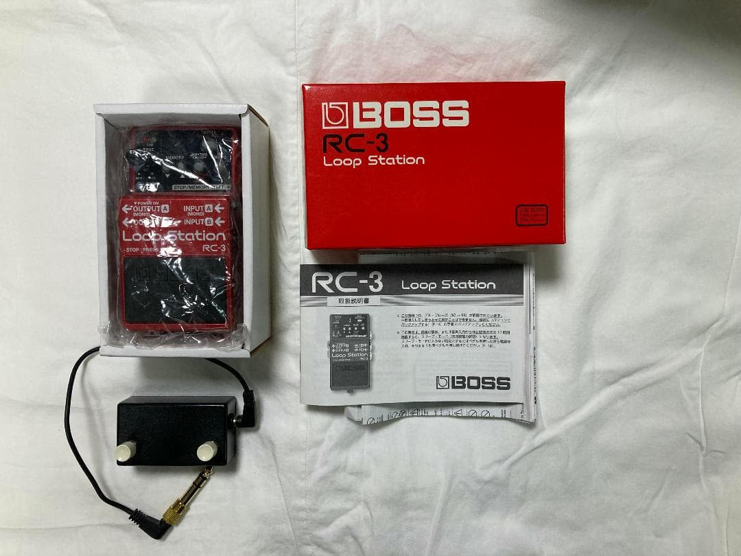 BOSS Loop Station RC-3と自作フットスイッチ（電池不要）