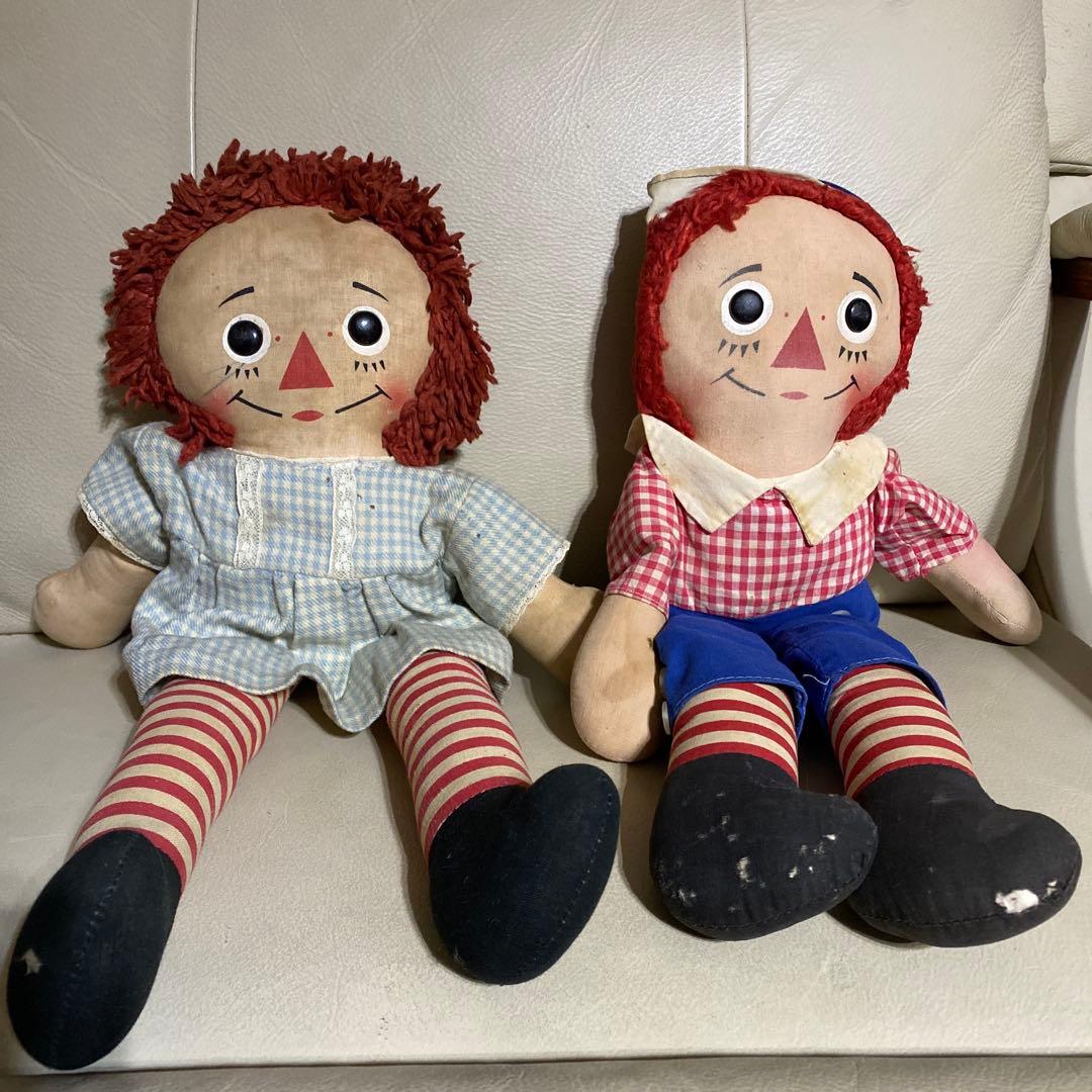 アンティーク　アン&アンディドールセット　カントリー　ニッカポッカ社製