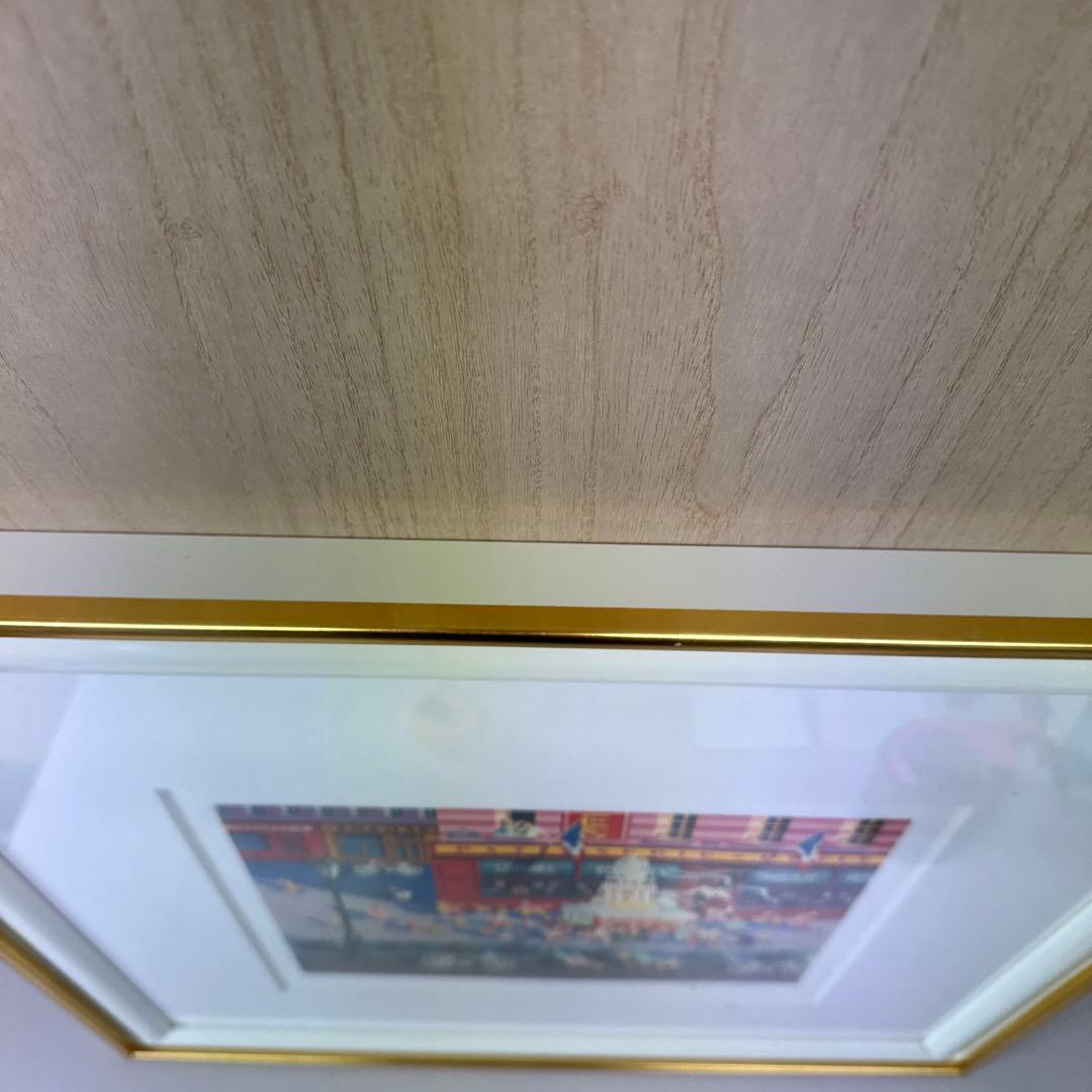 シ*ル様 ヒロ・ヤマガタ「ウェディングケーキ」シルクスクリーン 直筆サイン 絵画