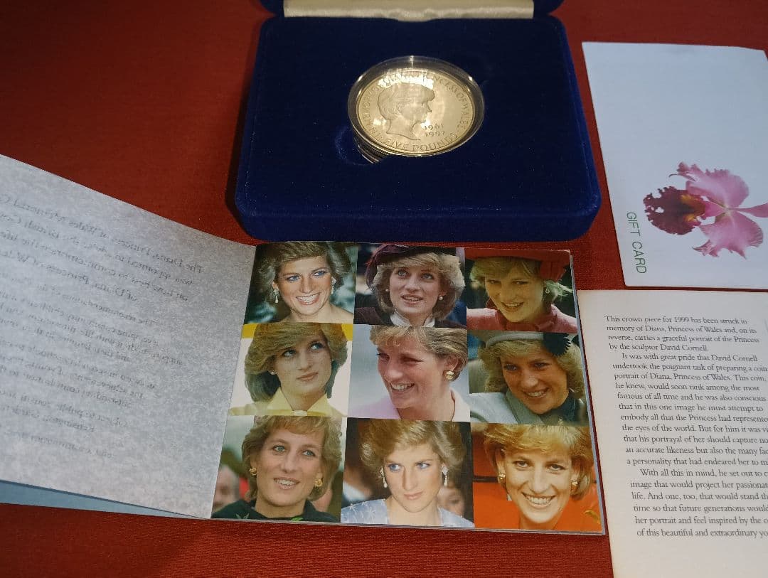 【会員限定版】英国 イギリス ダイアナ妃 追悼 5ポンド プルーフ 銀貨