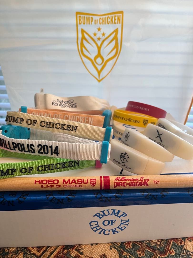 k*a様 BUMP OF CHICKEN 升秀夫 私物ドラムスティック