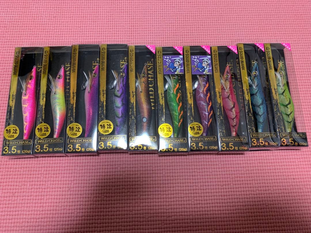 スクイッドマニア ワイルドチェイス特注3.5号 34本まとめ売り