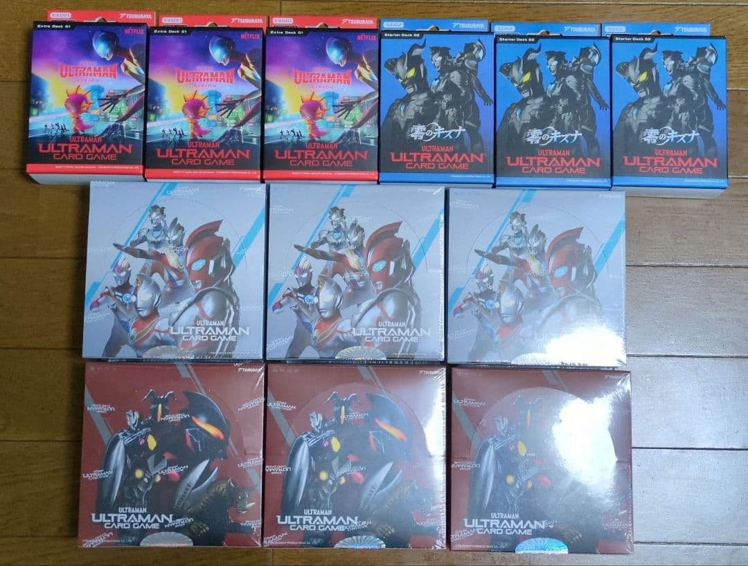 ウルトラマンカードゲーム　希望と光の覚醒　復讐と闇の輪廻　デッキ　まとめ売り