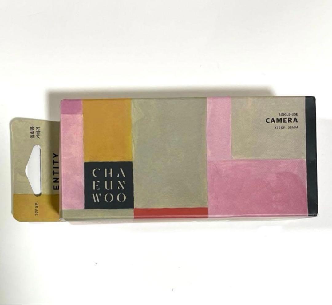 ASTRO チャウヌ ポップアップ フィルムカメラ トレカ付き　ファンコン